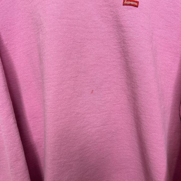 Supreme Small Box Logo Crewneck “Light Pink” SS22 - Picture 7 of 15